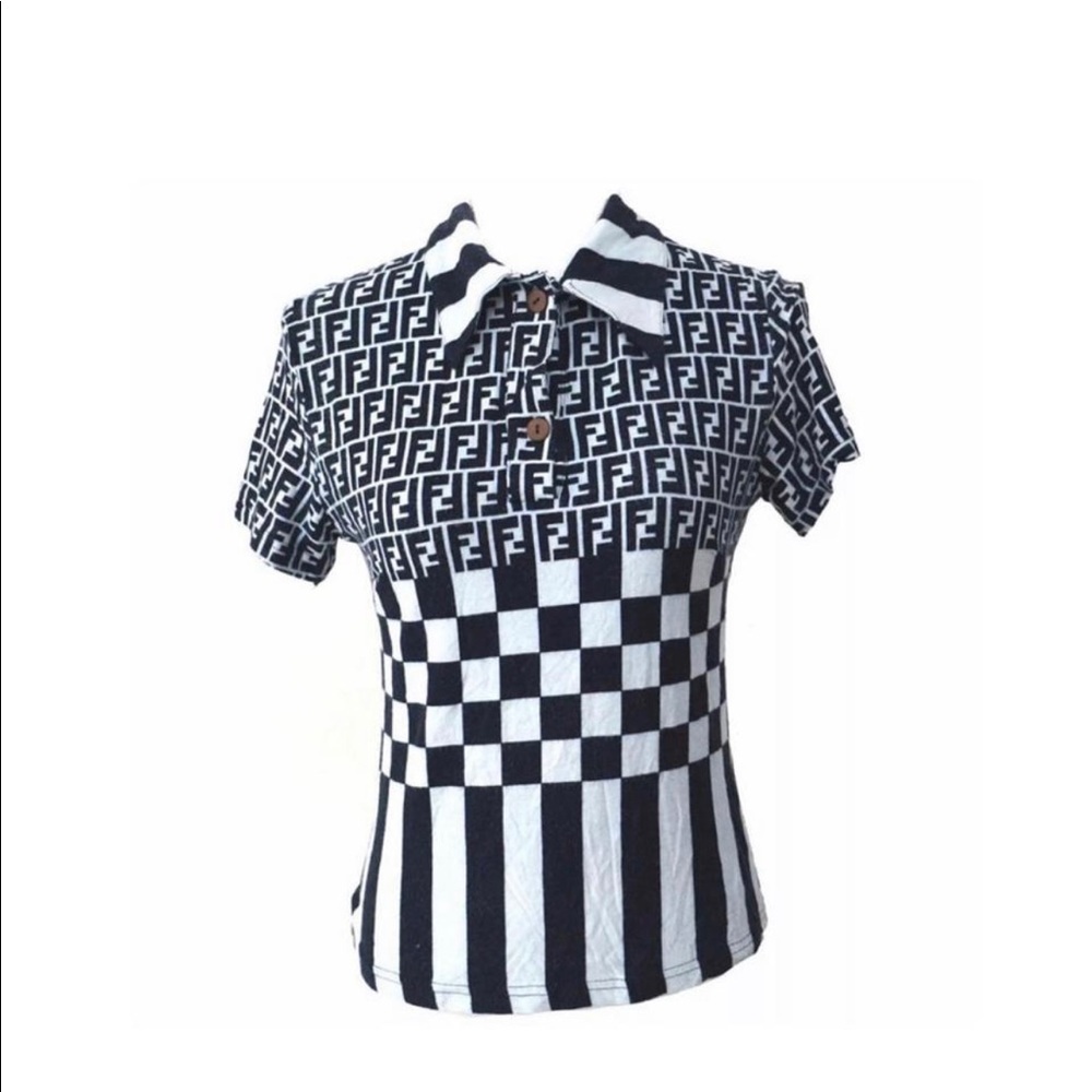 FENDI FF Monogram Pullover Tee